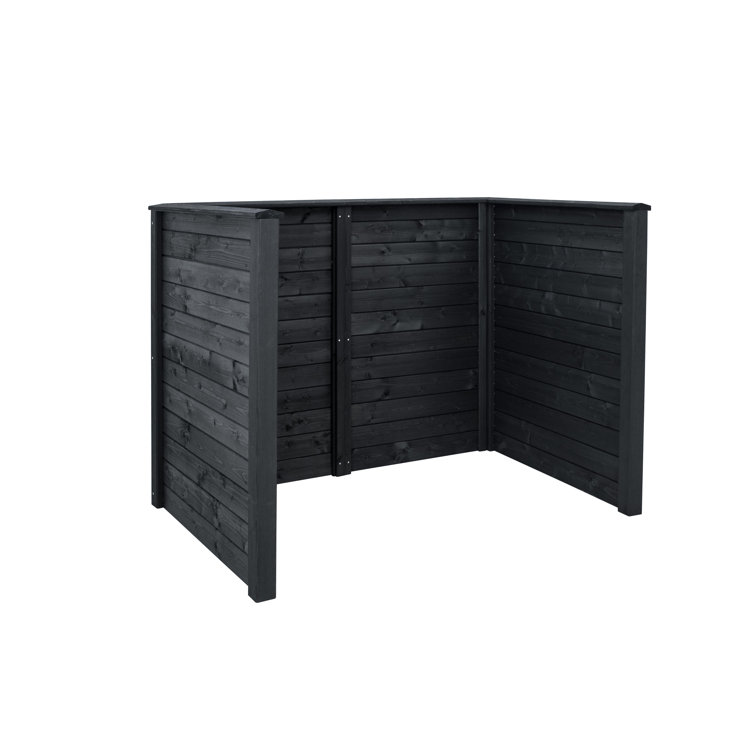 Sol 27 Outdoor Annabelle Wooden Double Bin Store Wayfair.co.uk